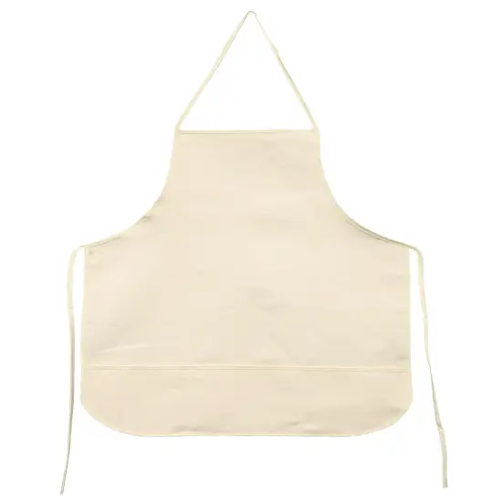 Wear'm Adult Apron With Pockets 19"X28"-Natural {1}