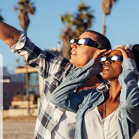 Solar Eclipse Glasses | CE ISO Certified, Safe Shades, Direct Sun Viewing | Kids Eyewear | RAHEEV&reg; {2}