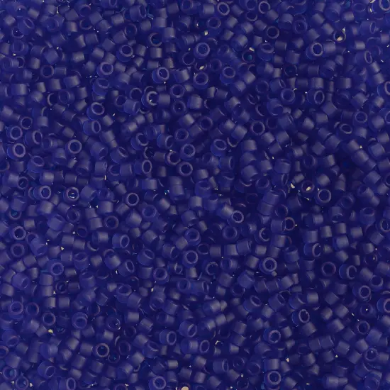 Miyuki Delica 50g Matte Glass Beads, 11/0 TP Cobalt Blu DB0748 {1}