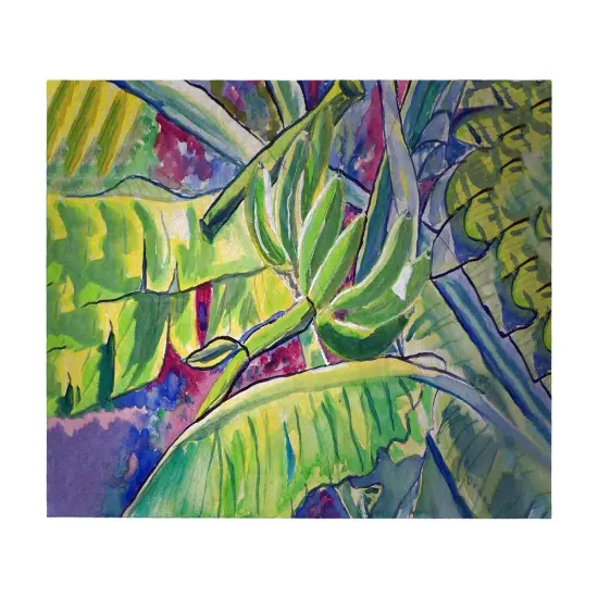 Betsy Drake Bananas 30 X 50 Inch Floral Comfort Floor Mat {1}