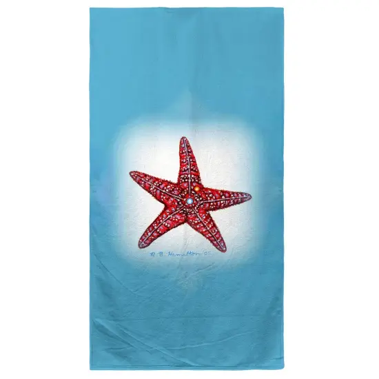 Betsy Drake Starfish Beach Towel Multicolor {1}