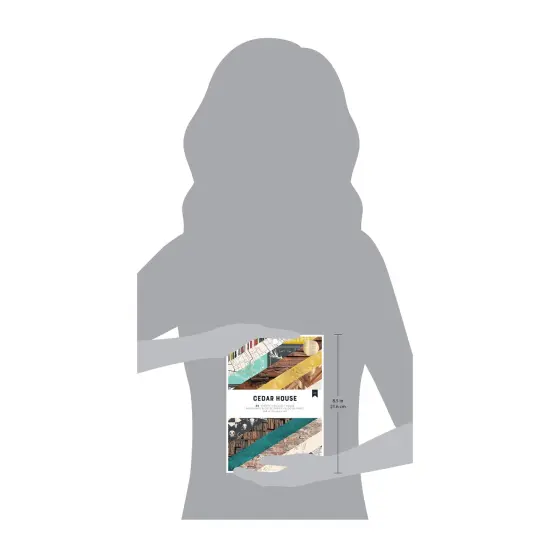 Amerian Crafts Double-Sided Paper Pad 6"X8" 36/Pkg-Gold Foil, Cedar House {5}