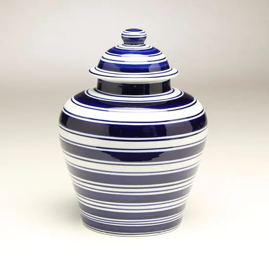 AA Importing 59957 Blue & White Ginger Jar {1}