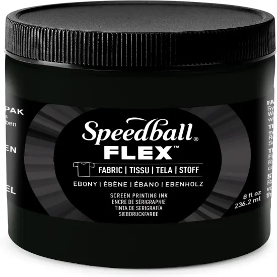 Speedball Flex Screen Printing Fabric Ink 8oz {1}