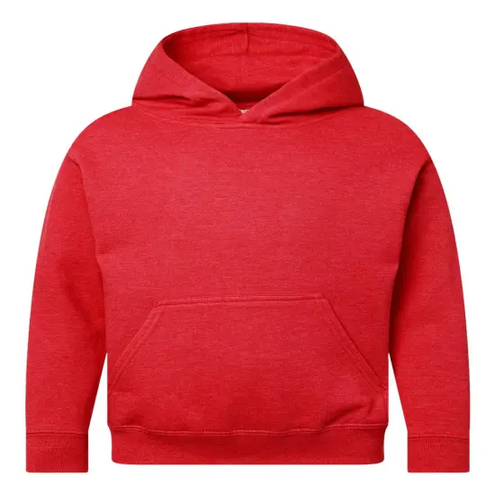 LAT&reg; Youth Long Sleeve Fleece Hoodie Vintage red {1}