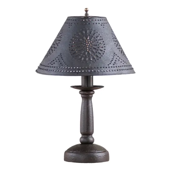 Butcher's Lamp in Americana Black with Shade {1}
