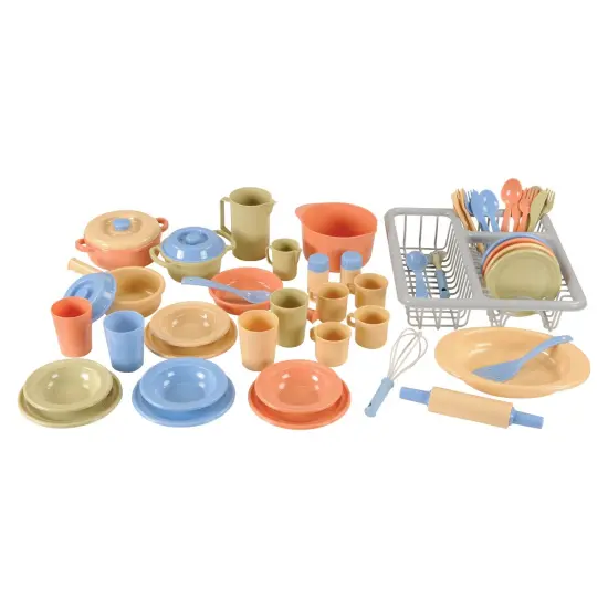 Kaplan Early Learning Company Toddler Kitchen Playset - 52 Pieces {1}