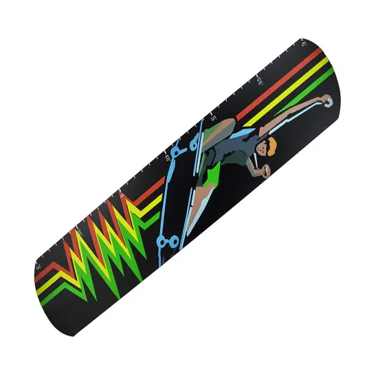 Children`s Skateboard Growth Chart Wall Hanging {1}