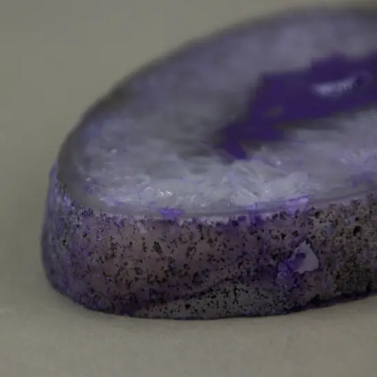 Thick Slice Agate Slab Hand Dyed Crystal Geode Specimen Polished Sectional Cut {3}