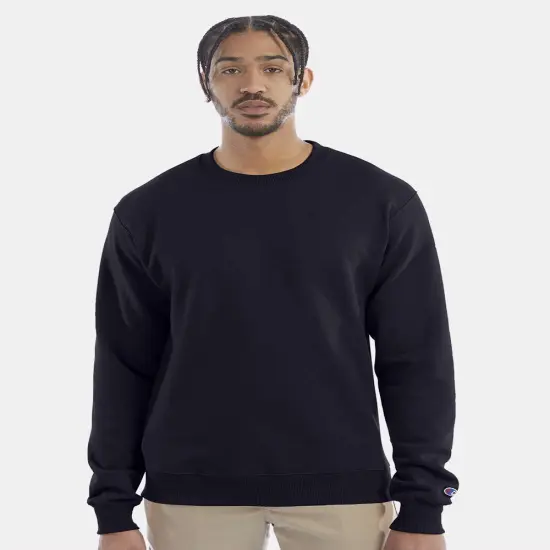 Champion&reg; Powerblend Crewneck Sweatshirt Navy {1}