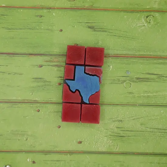 Texas Snap Out Center Wax Melt Snap Bar Silicone Mold {2}
