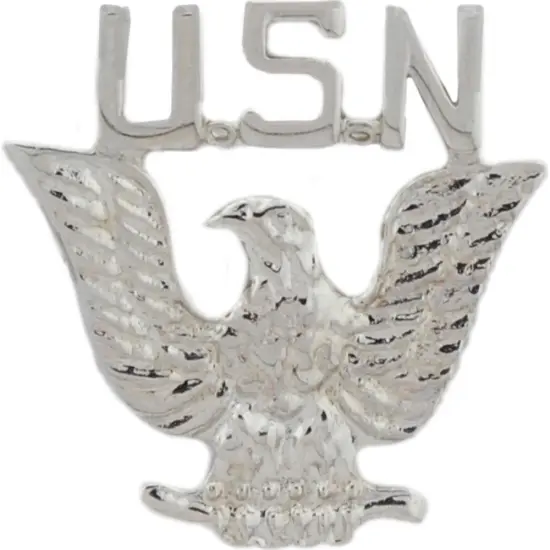 Pins USN Navy, ENLISTED, SLV (1") {1}