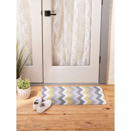 DII Chevron Tufted Mat 17.75x29.5 inches {2}