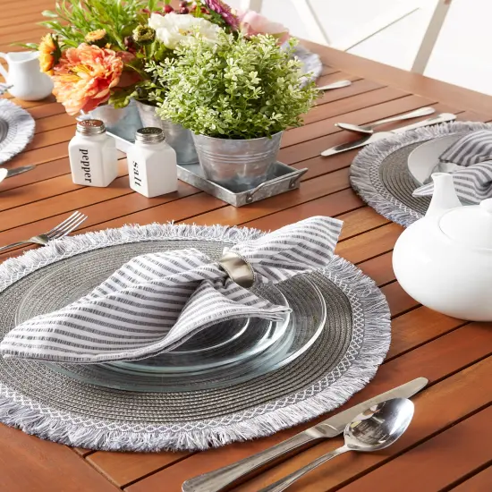 DII Butcher's Block Plaid Napkin Set, 20x20", 6 Piece {2}