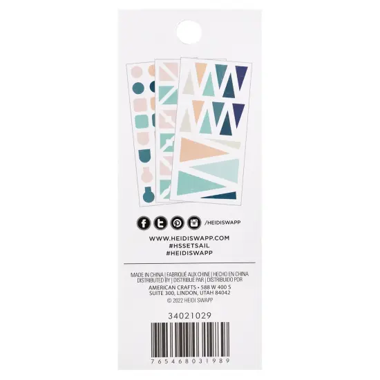 Heidi Swapp Set Sail Dot Stickers-255/Pkg {2}