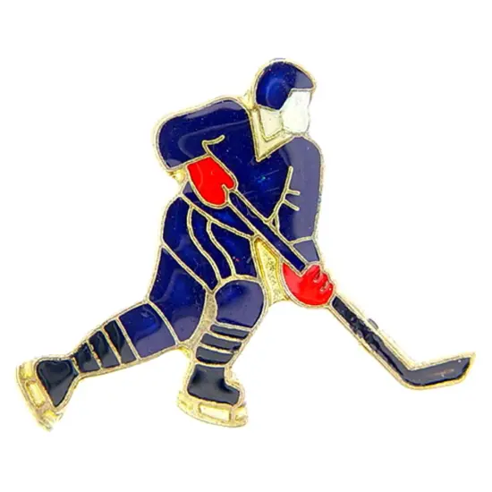 Hockey Player Pin 1" {1}