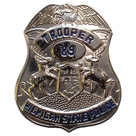 Michigan State Police Badge Pin 1" {1}