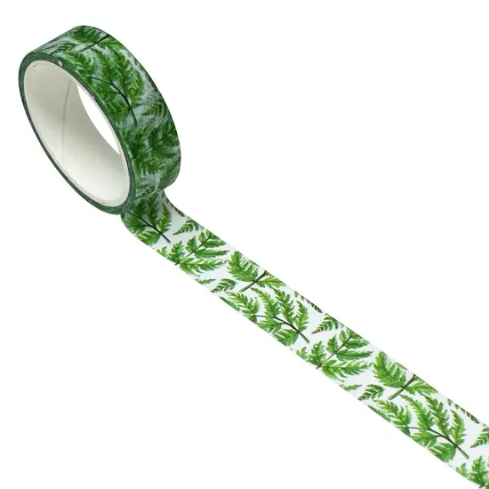 Wrapables Beautiful Scenery Washi Masking Tape Tropical Ferns {2}