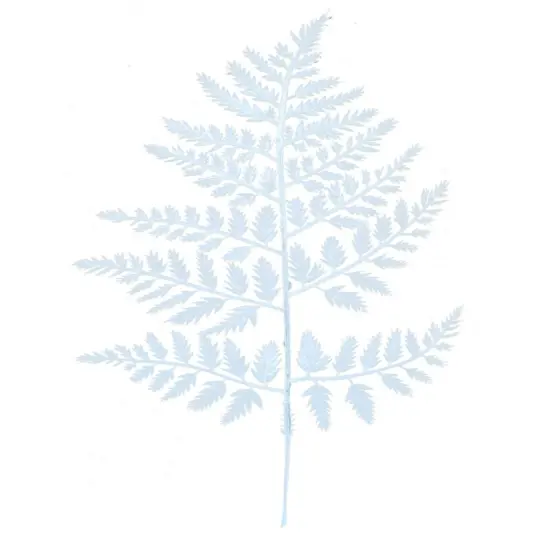 15" White Leatherleaf - 1 Piece, Elegant Foliage Accent, Ideal for Christmas Floral Arrangements & Home Decor - Perfect for Weddings & Events - 2024 Collection, Floral Home by Artificial Flowers {1}