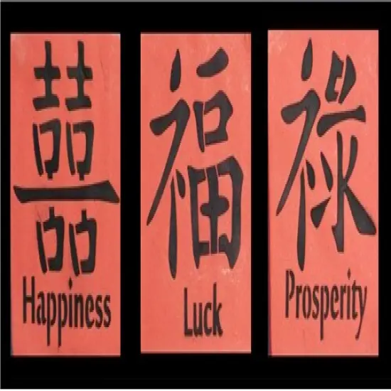 Double Happiness, Luck, Prosperity Symbols Cake & Cookie Stencil Set | C700 by Designer Stencils | {2}