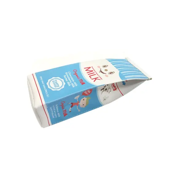 Wrapables Novelty Milk Carton Pencil Case Stationery Pouch (Set of 2) {3}