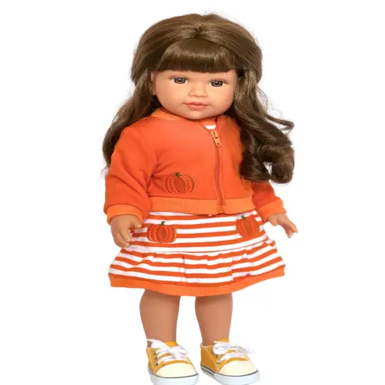 Whisked Away to Autumn's Whimsy: Delight in the Fall Harvest Outfits for 18-Inch Dolls- 18 inch doll clothes {2}