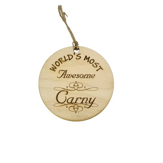 Worlds most Awesome Carny - Ornament {1}