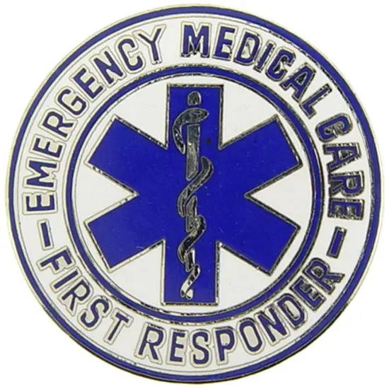 1st Responder EMT Logo Pin 1 1/2" {1}