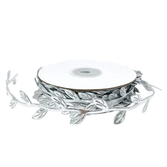 Wrapables Artificial Hanging Plants, Artificial Vines for Home & Party Decor, Wreaths, and DIY Arts & Crafts, 32.8 Feet Silver {2}