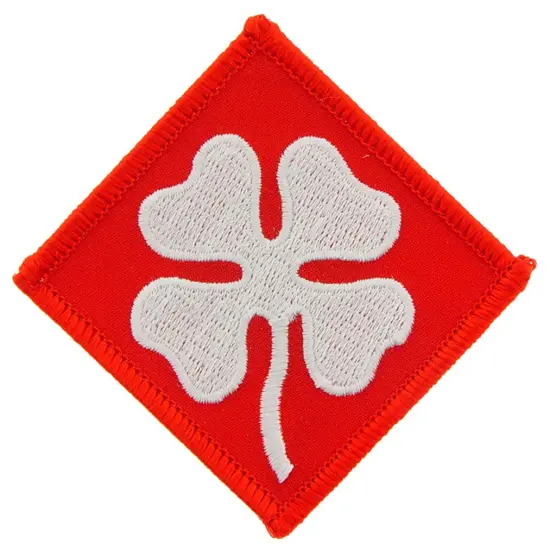 U.S. Army 4th Army Patch Red & White 3"' {1}