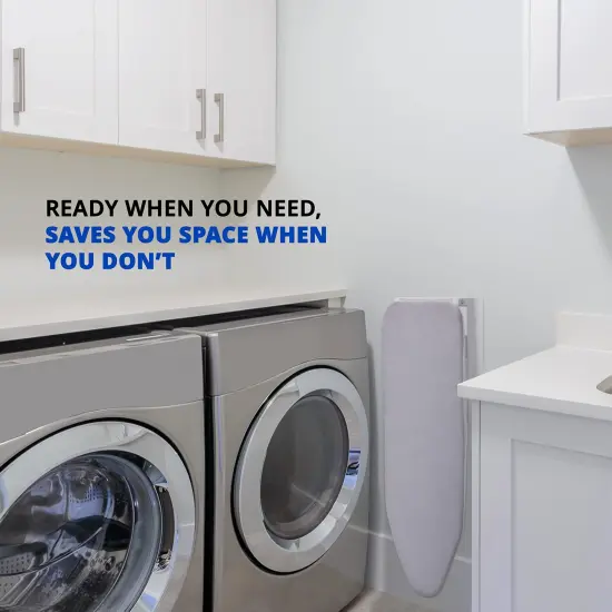 Ivation Foldable Ironing Board, Down Folding Wall-Mount {5}