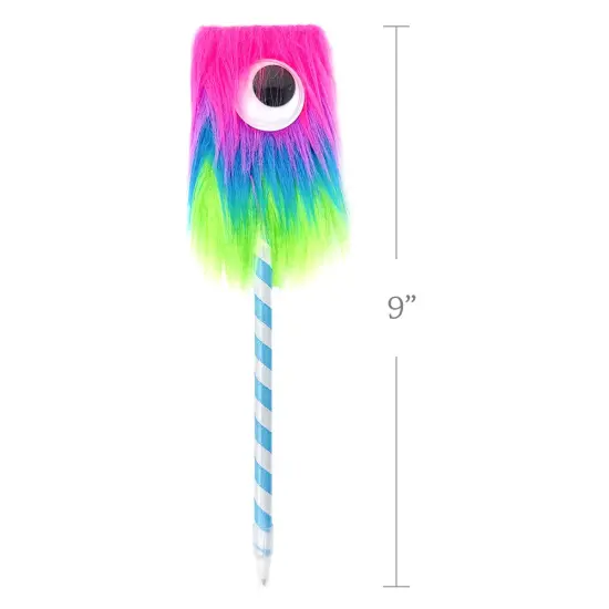 Wrapables Fluffy Rainbow Monster Pens (Set of 5) {2}