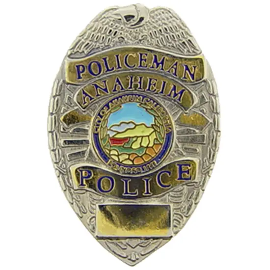 Anaheim Police Officer Badge Pin 1" {1}