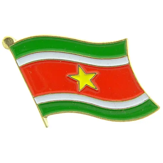 Surinam Flag Pin 1" {1}