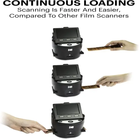 Kodak SCANZA Digital Film & Slide Scanner, Converts 35mm, 126, 110, Super 8 & 8 to JPEG {3}