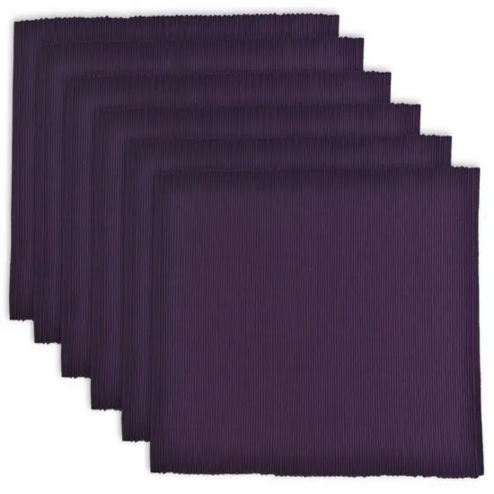 DII Dusty Lilac Buffalo Check Ribbed Placemat (Set of 6) {1}