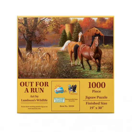 Sunsout Out for a Run 1000 pc Jigsaw Puzzle 50104 {4}