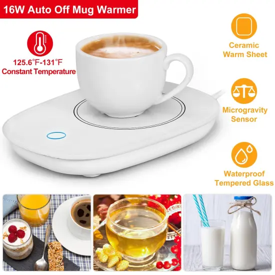 Eggracks Coffee Mug Warmer Auto Shut Off Electric Beverage Warmer Mat for Tea and Coffee {6}
