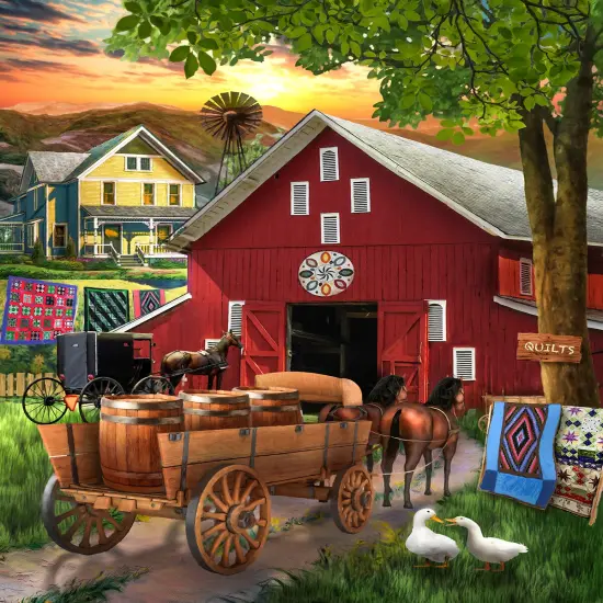 Sunsout Amish Paradise 300 pc Jigsaw Puzzle 29736 {1}