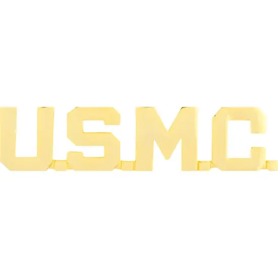 PINS- USMC, Marine Core SCR U.S.M.C. LETTERS (1-3/4") {1}