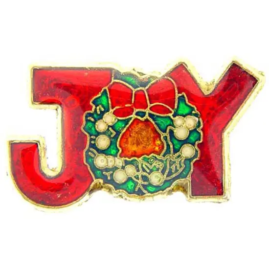 Joy Christmas Pin 1" {1}