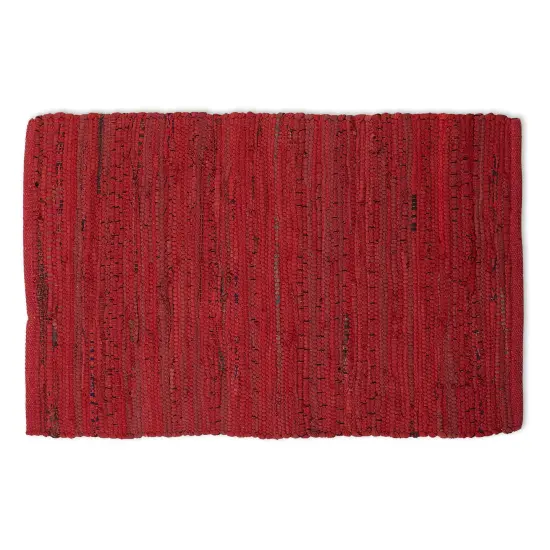 Tickled Pink Red North Plaid Fuzzy Fringe Scarf {1}