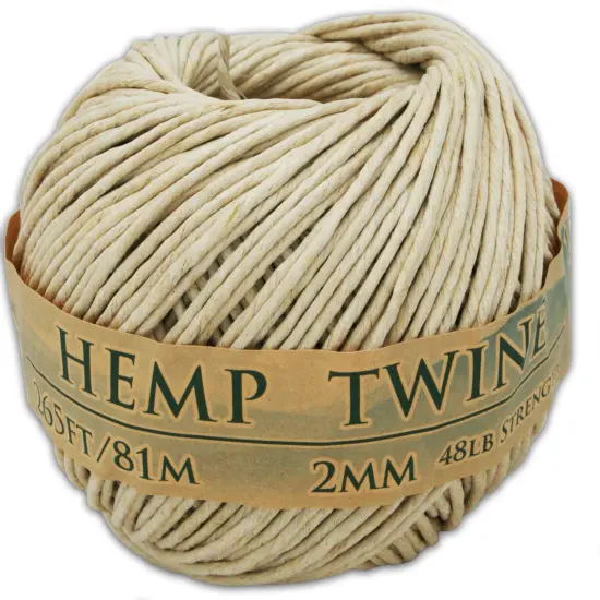 Hemptopia, Hemp 2mm Cord, All Natural Hemp, 265ft {1}