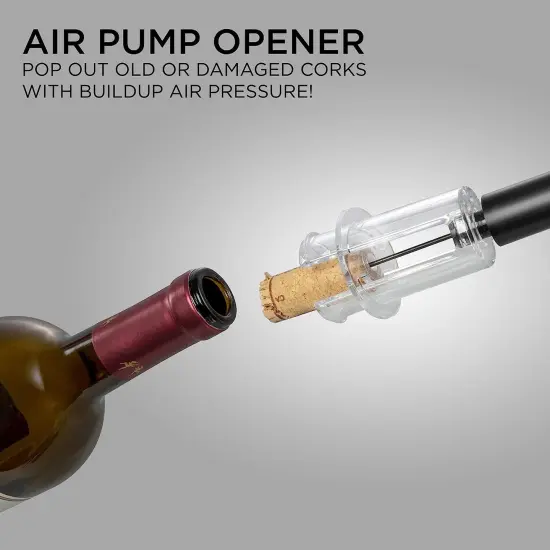 Ivation Electric Wine Opener, 9-Piece Wine Gift Set, Electric Bottle Opener, Wine Aerator Pourer {6}