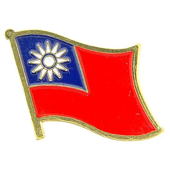 Taiwan Flag Pin 1" {1}