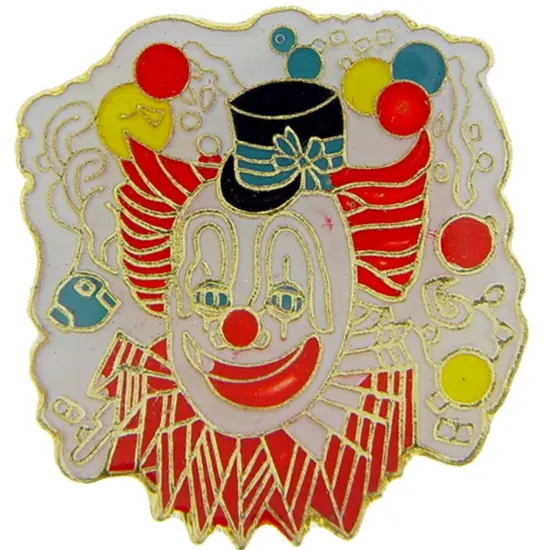 Juggling Clown Pin 1" {1}