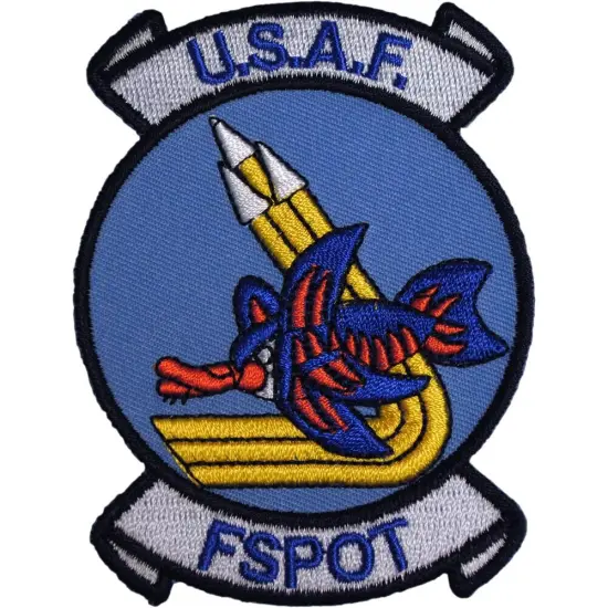 EagleEmblems PM3569 Patch-USAF,Fspot (3'') {1}