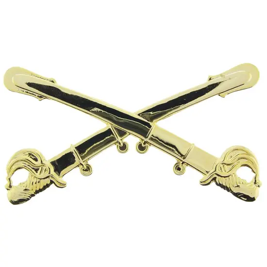 U.S. Army Civil War Cavalry Badge 3 3/8" {1}