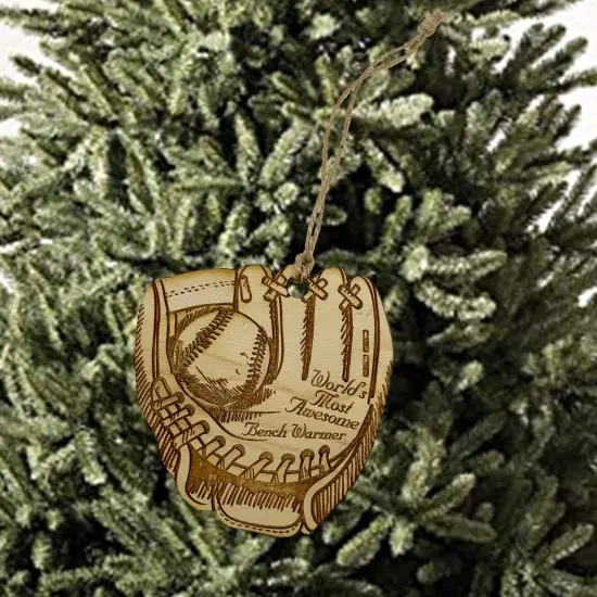 Worlds most Awesome Bench Warmer - Ornament {2}