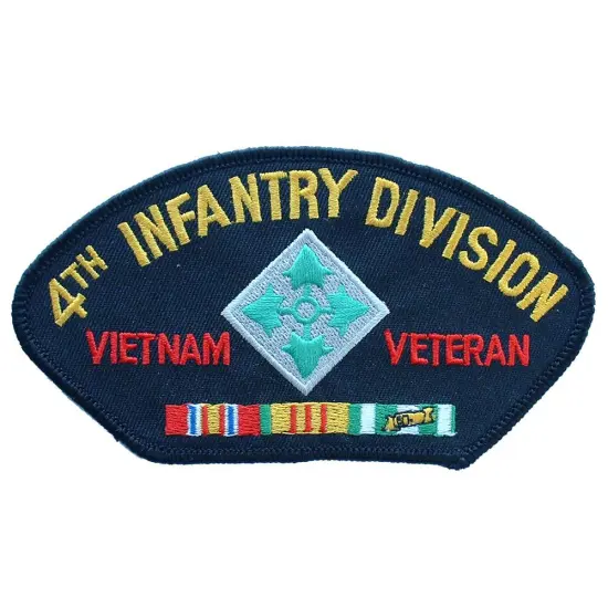 U.S. Army 4th Infantry Division Vietnam Veteran Patch {1}